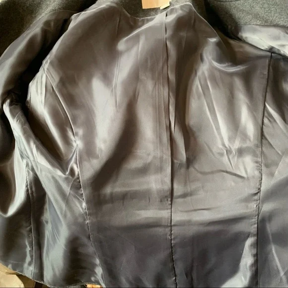 NWOT! Banana Republic Wool Sturdy Gray Jacket - Picture 8 of 10